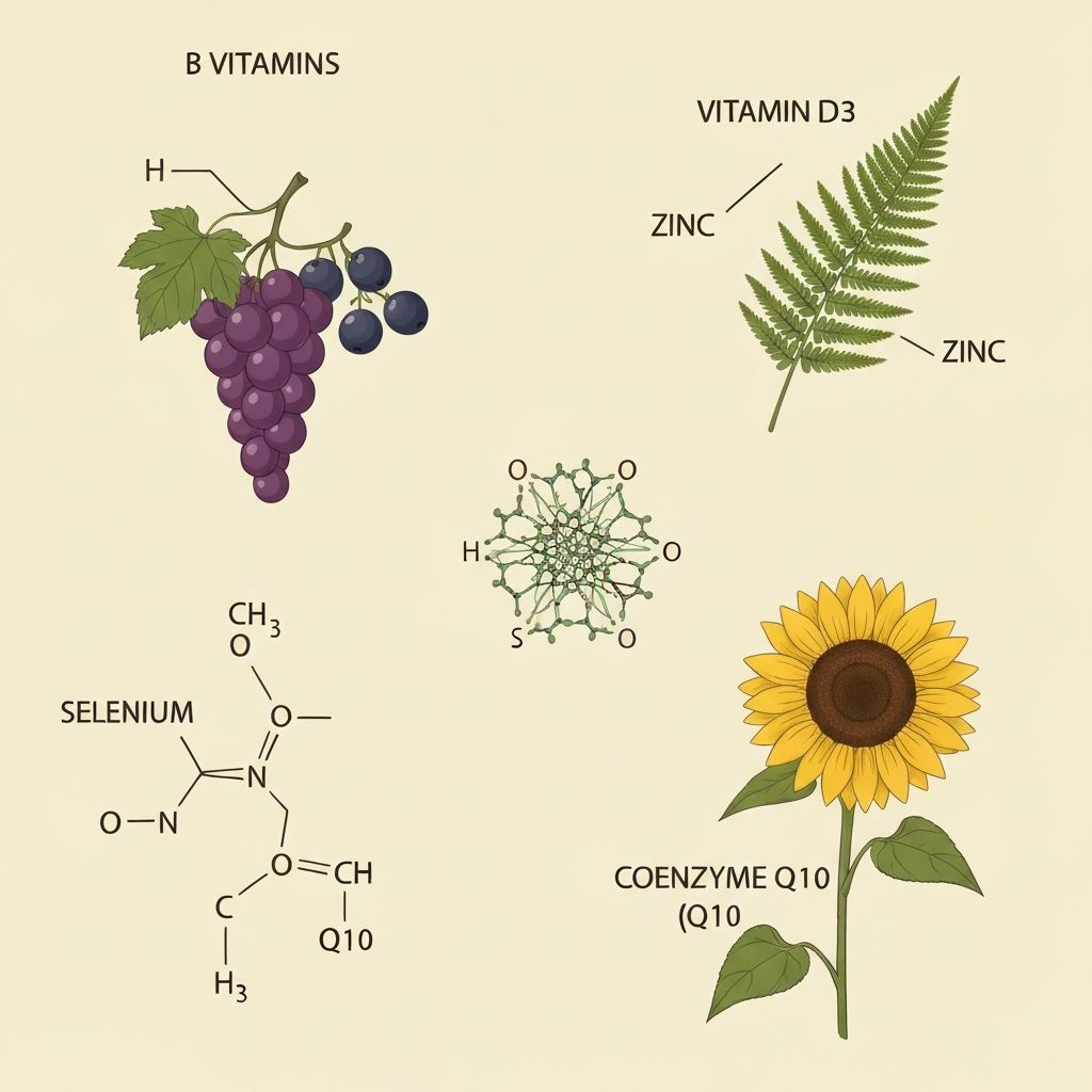 Scientific representation of nutrients and wellness